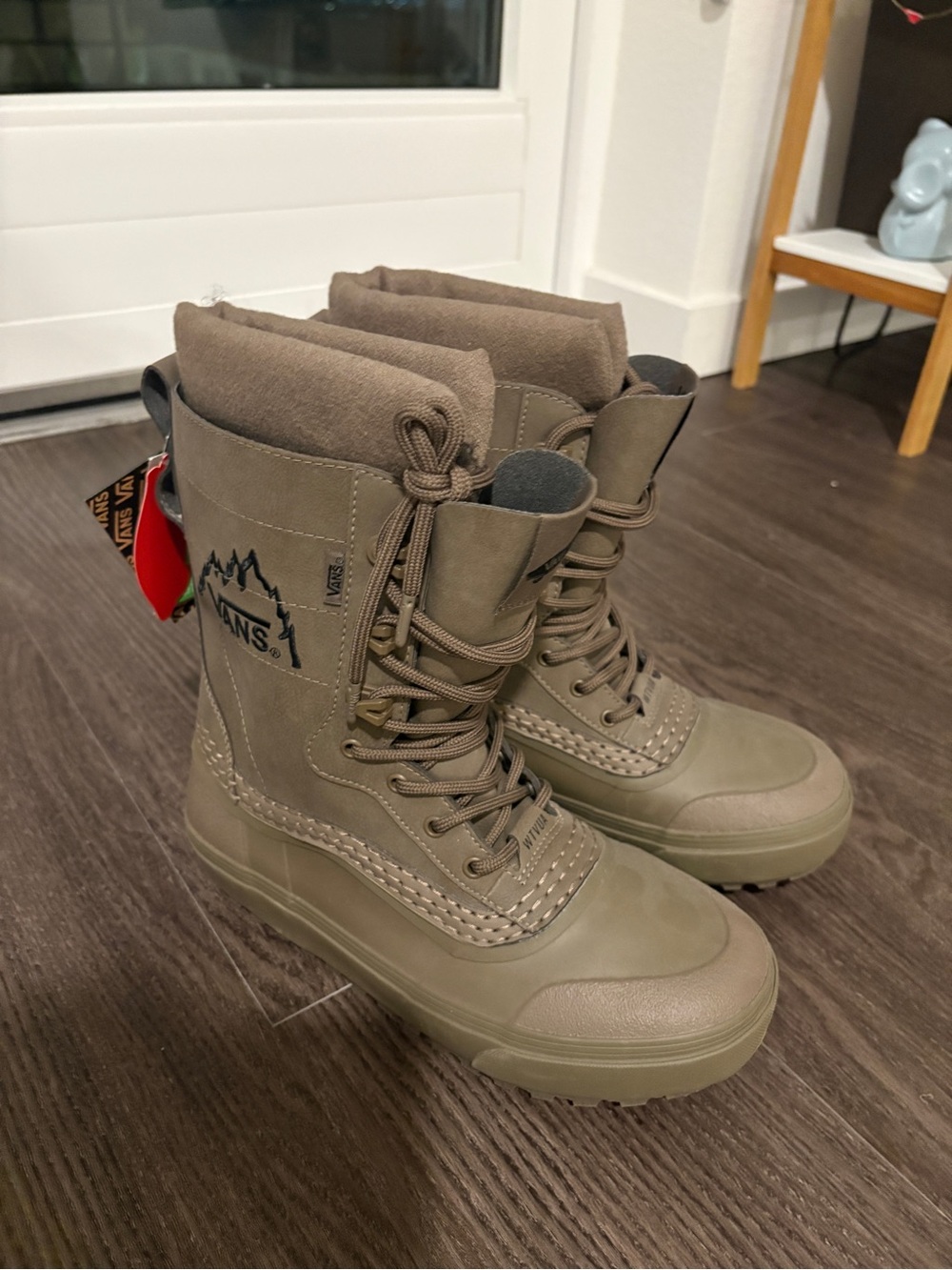Vans X WTaps Olive Green High-Top Snow Boots